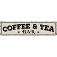 thumbnail image 1 of Coffee & Tea Bar Metal Sign Decoration Home Kitchen Farmhouse Coffee Station Wall Decor Coffee Bar Funny Inspirational Poster Wall Art Decorative Plaque Coffee Lover Gift 4"x16", 1 of 4