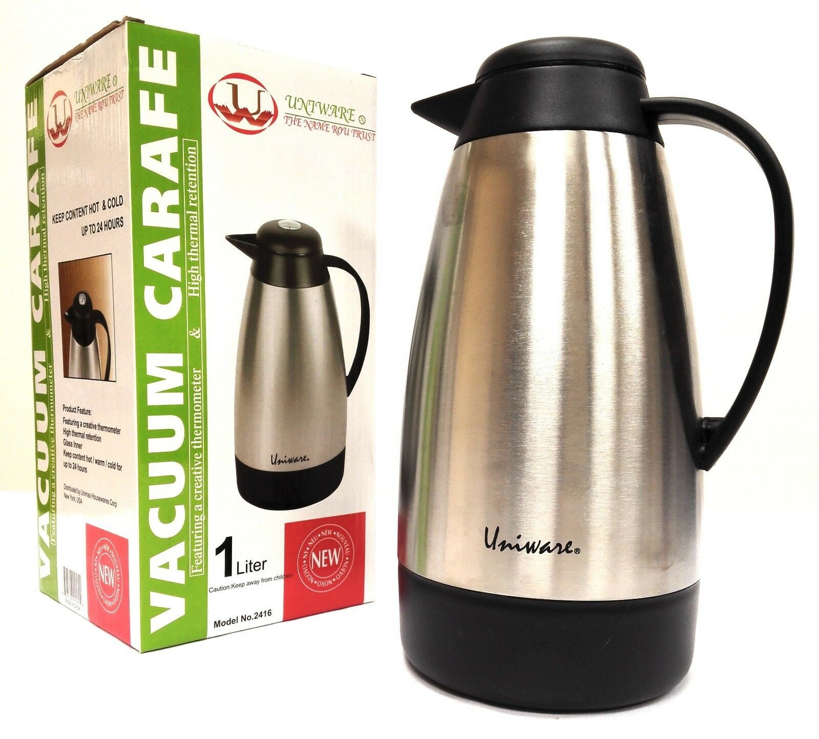 Vtg MCM Universal Industry Air Pot Tea/Beverage Dispenser Vacuum Thermos  Carafe