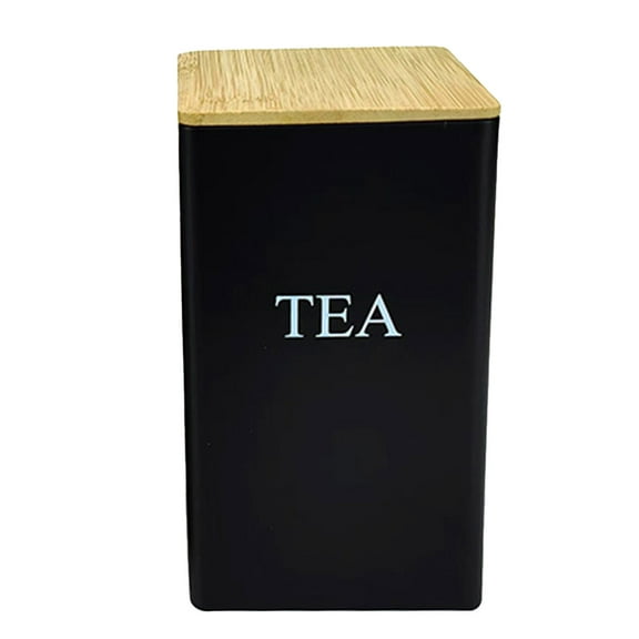 Coffee Tea Container Metal Vintage Kitchen Canister With Airtight Lids Food Storage Container Jars For Kitchen Counter Farmhouse Kitchen Home Meal Prep Containers Reusable Glass Snack Containers for