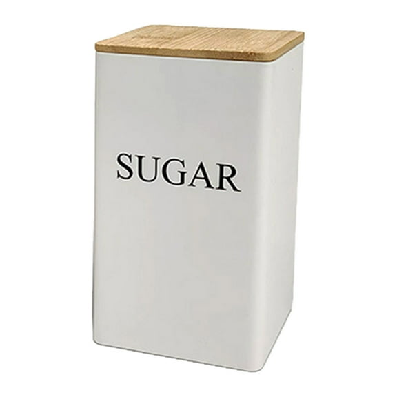 Food Storage Coffee Tea Container Metal Kitchen Canister with Airtight Lids for Efficient Kitchen Organization and Freshness Retention in Farmhouse Homes