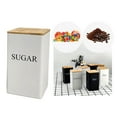 thumbnail image 1 of Coffee Tea Storage Container Metal Airtight Canister Kitchen Counter Jars For Food Organization Farmhouse Home Pantry, 1 of 8