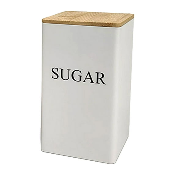 Food Storage Coffee Tea Container Metal Kitchen Canister with Airtight Lids Ideal for Kitchen Counter Farmhouse Home Organization