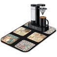 thumbnail image 1 of Coffee Text Pattern Coffee Bar Mat Accessories for Countertop Absorbent Hide Stain Dish Drying Mats for Kitchen Counter Draining Pad Under Coffee Maker Coffee Pot Espresso Machine 19.5x12in, 1 of 7