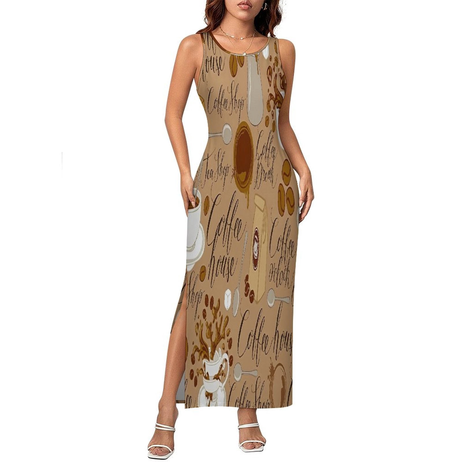 Maria Dress Coffee main image 0