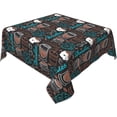 thumbnail image 1 of Coffee Theme Tablecloth 54"x54" Inch Square, Durable Table Cover for Kitchen Dining Room, Holiday Tablecloth for Party Dinner, 1 of 4