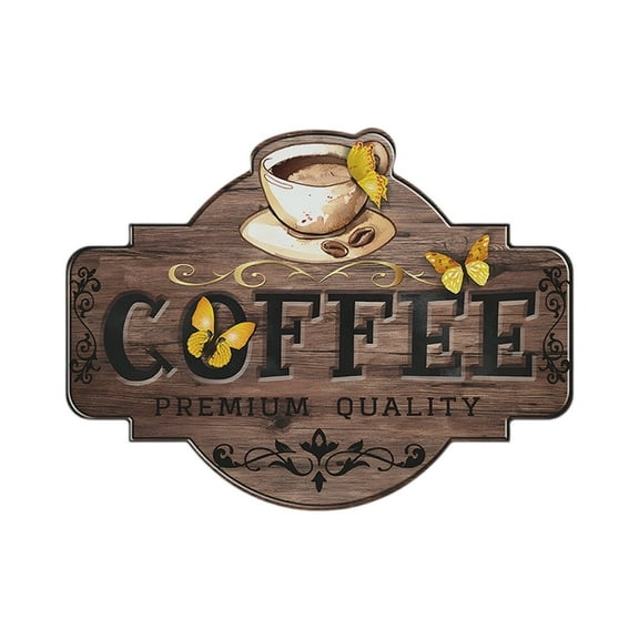 Coffee Themed Personalized Wall Stickers For Kitchen Restaurant Living Room Home Decoration And Beautification Easy To Apply And Reusable