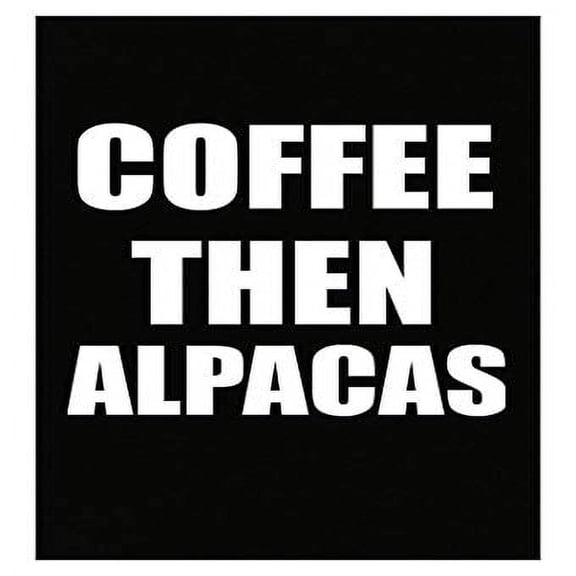 Alpacas Poster - Wall Decor for Caffeine Lovers Gift