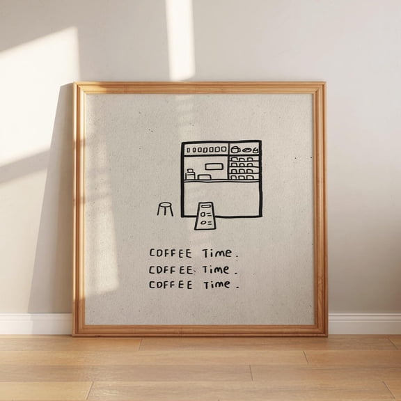Coffee Time Cafe Corner Wall Decor