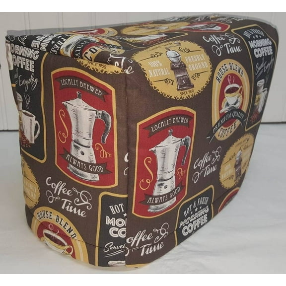 Coffee Toaster Cover by Penny's Needful Things (2 Slice, Morning Coffee)