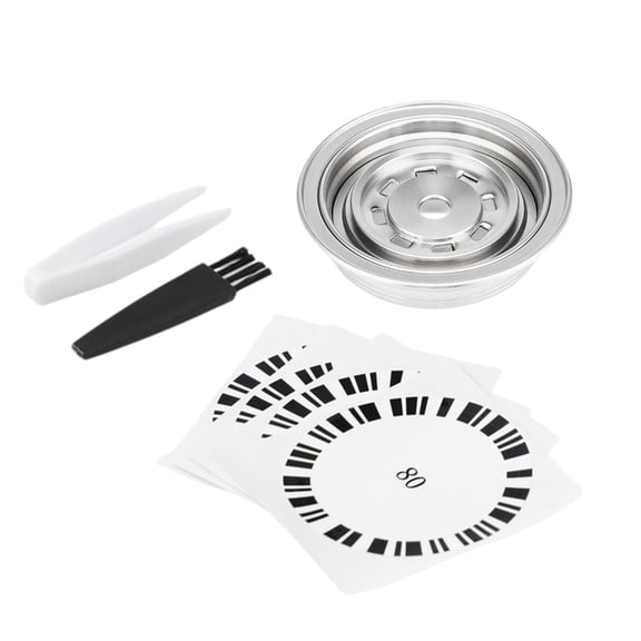 Coffee Tray Reusable Coffee Pods Adapter Coffee Pods Converter Stainless Steel Texture for Coffee Enthusiasts