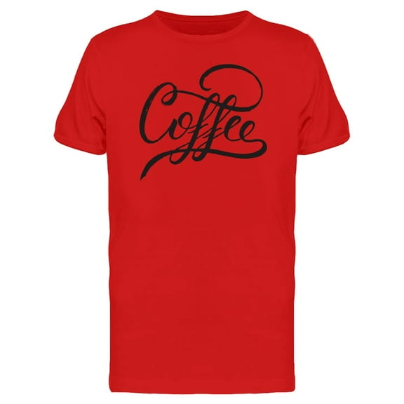 Coffee Typography T-Shirt Men -Image by Shutterstock, Male Large