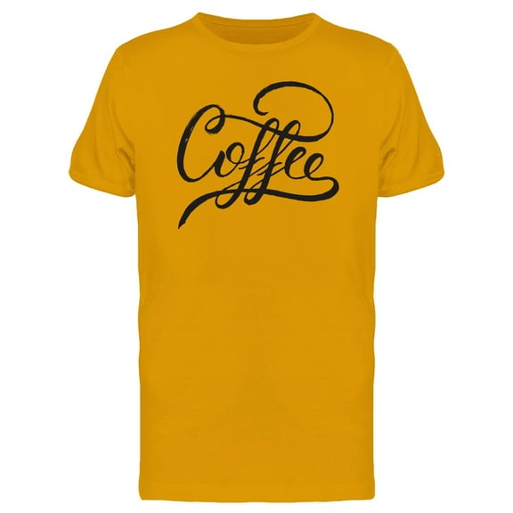 Coffee Typography T-Shirt Men -Image by Shutterstock, Male x-Large