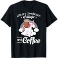 thumbnail image 1 of Coffee Unicorn Magic T-Shirt, 1 of 3