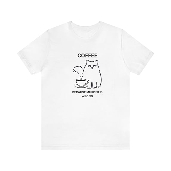 Coffee Unisex Jersey Short Sleeve Tee
