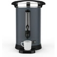 thumbnail image 1 of Coffee Urn 80 Cups, 12L/3.2 Gallon Stainless Steel Commerical Coffee Dispenser, Large Capacity Double Wall Hot Coffee Dispenser for Meeting Catering Wedding Party, 1 of 6