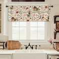 thumbnail image 1 of Coffee Vintage Kitchen Curtain Valance 54W x 18H Rod Pocket Farmhouse Rustic Cafe Retro Latte Cappuccino Mocha Arabica Window Treatment for Living Room Bedroom Bathroom, 1 of 6