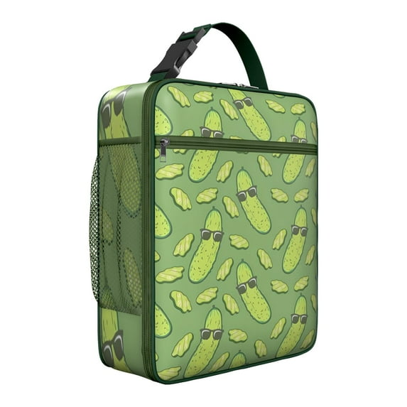 Coffee Vintage Lunch Bag – Cute Peach Smoked Sausage Meat Retro Kawaii Fruit Minimalist Pastel Fruit BBQ Food Sausage Insulated Thermal Tote Portable Leakproof Durable