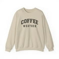 thumbnail image 1 of Coffee Weather Sweatshirt, Coffee Lover Gifts, Cozy Winter Sweatshirt, 1 of 5