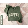 thumbnail image 1 of Coffee Weather Sweatshirt Coffee Lover Sweatshirt Coffee Lover Womens Sweatshirt Winter Coffee Sweatshirt for Women Winter 22 Sweatshirt All Size S-5XL, 1 of 5