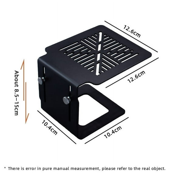 Coffee Weighing Rack Adjustable Height Base Scale Stand Espresso Machine Electronic Scale Rack Waterproof Barista Kitchen Tools (Black)