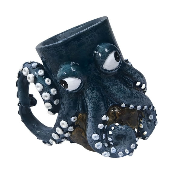 Coffee Whiskeys Drinking Cup with Handle Pirate Tankard Portable Beer Mug Large Capacity Kitchen Resin Drinkware