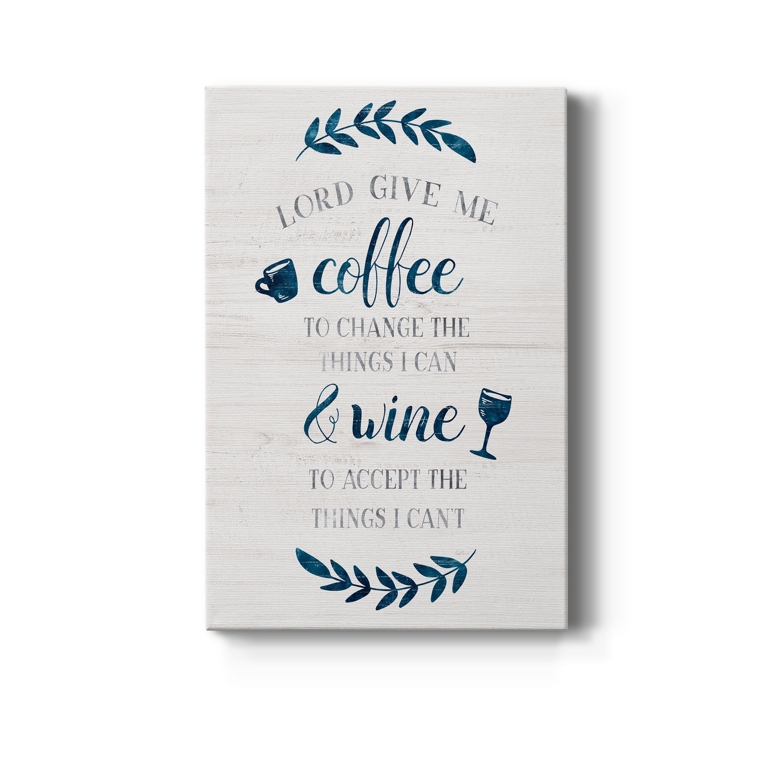 Coffee & Wine Premium Gallery Wrapped Canvas - Ready to Hang - 24 x 36