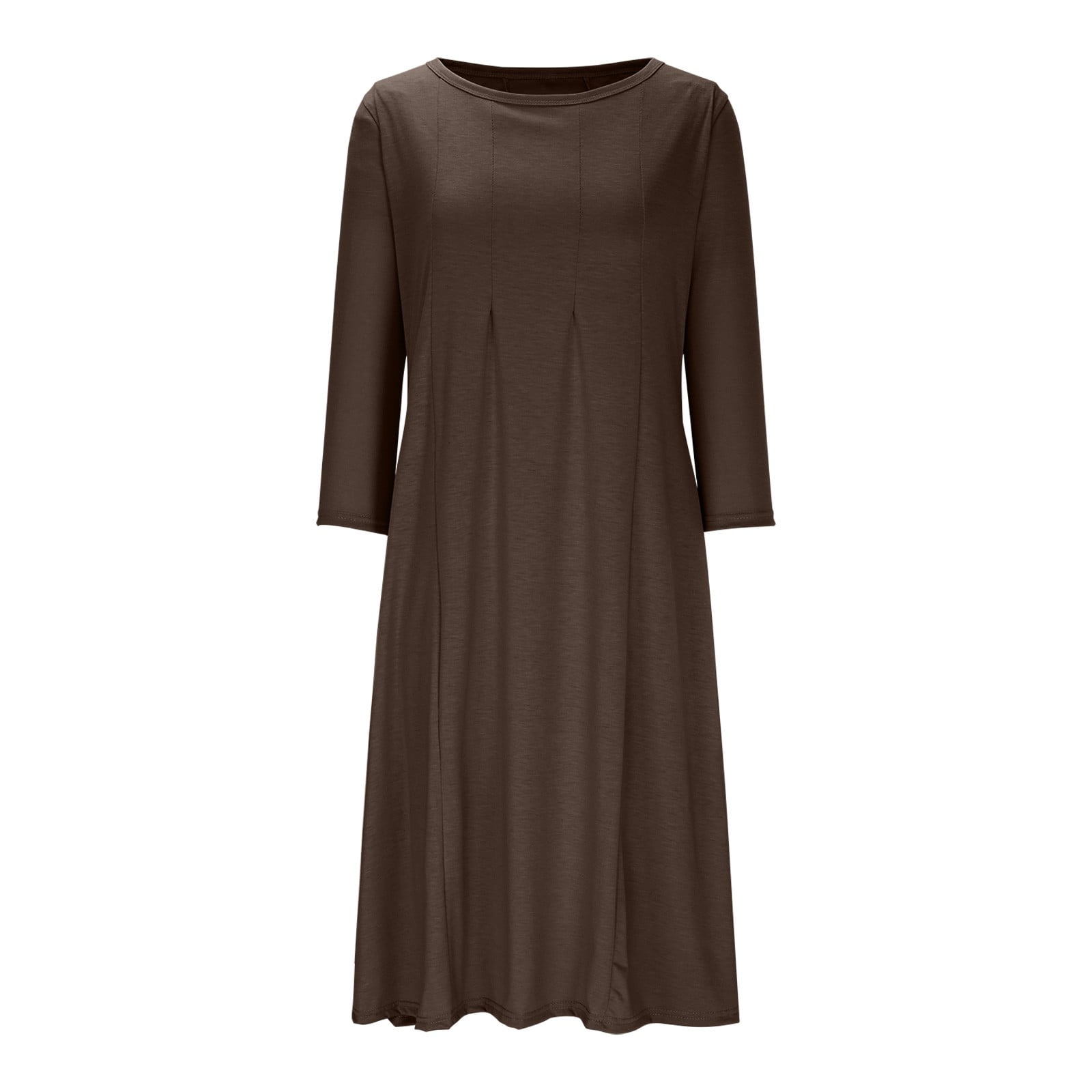 knee length dresses for ladies Modigirl Womens Evening Dresses 2024 Autumn Winter Puff Sleeves Pleated  Split-Joint Tied Waist V-Neck Elegant Prom Midi Dresses