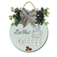 thumbnail image 1 of Coffee Wood Signs Wall Art|Natural Wooden Board Print Poster Wall Decoration For Cafe/Kkitchen/Coffee Corner/Coffee Pot But First Coffee Coffee Sign For Kitchen, 1 of 1