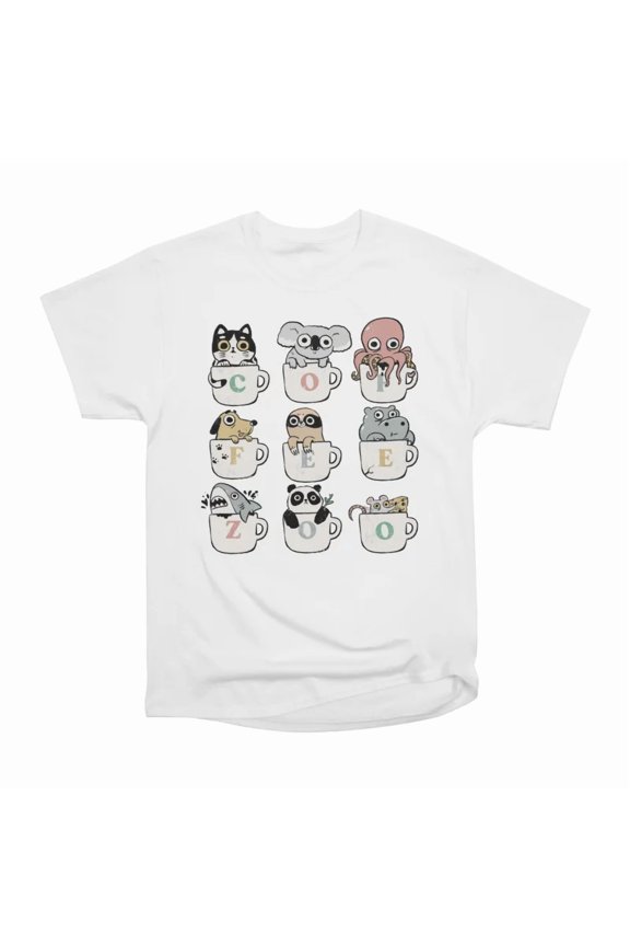Coffee Zoo T-Shirt Tee Gift For Him Merch For Her Apparel For Friend