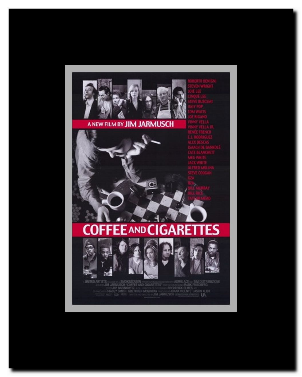 Coffee and Cigarettes Framed Movie Poster