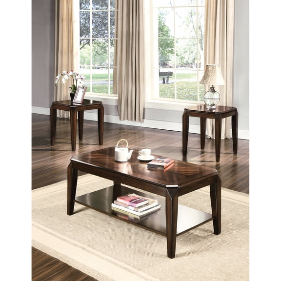 Classic Style with Modern Appeal, 3 Piece Coffee and End Table Set