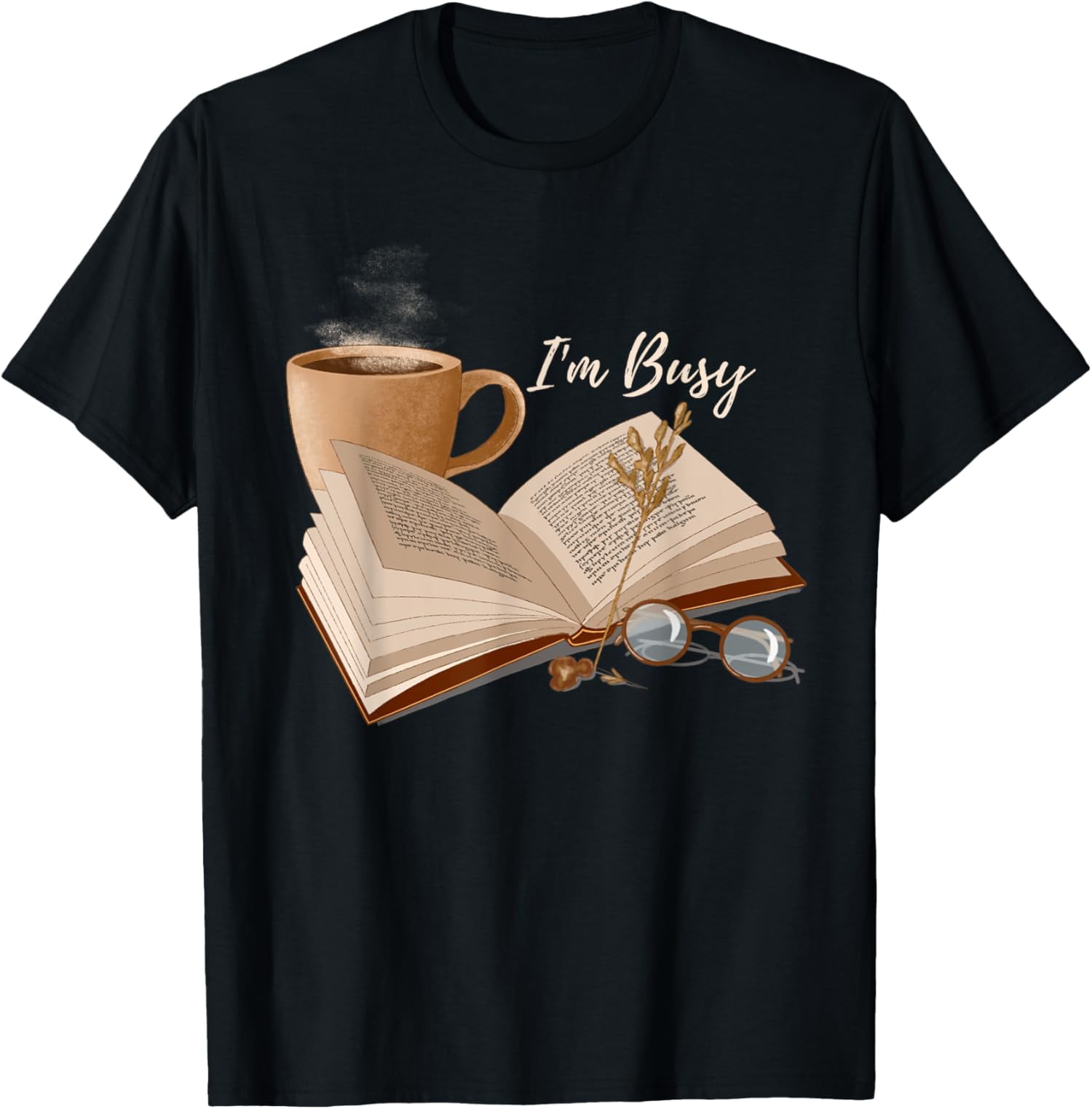 Coffee and Life Book Lover Bookworm Lazy Weekend TShirt