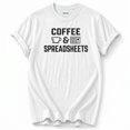 thumbnail image 1 of Coffee and Spreadsheets T-Shirt – Accountant Humor – Office Wear Gift, 1 of 6