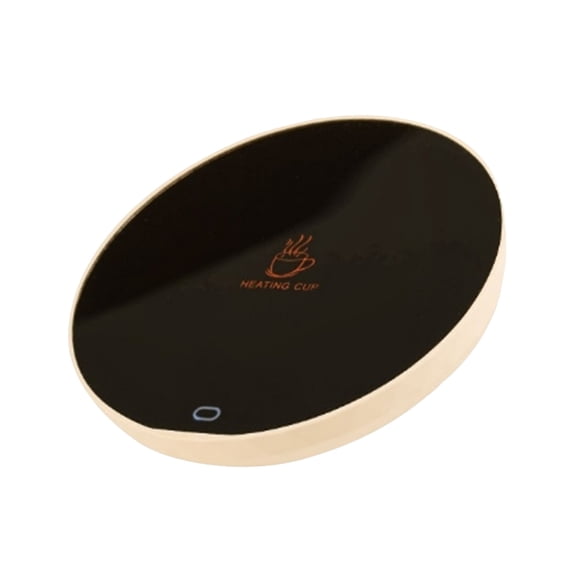 Coffee and Tea Mug Warmer and Candle Warmer - Portable Smart Warming Plate, Compact Design for Home, Office, Travel, Energy Efficient, Beige
