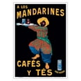 thumbnail image 1 of Coffee and Teas (Cafés Y Tés) - À los Mandarines - Vintage Spanish Advertising Poster by Leonetto Cappiello c.1908 - Master Art Print 10in x 14in, 1 of 4