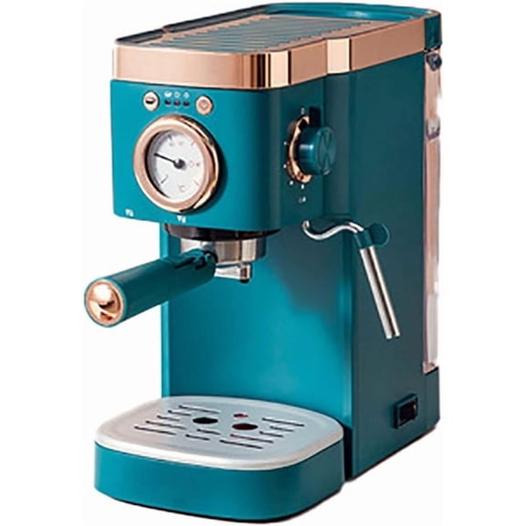 Coffee machine small retro coffee pot Italian electric espresso machine fully automatic steam milk frother