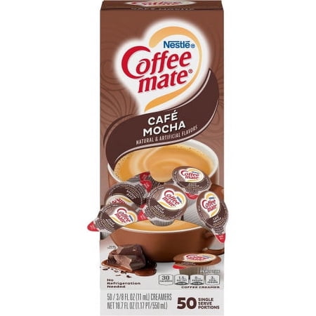 Coffee-mate Coffee mate Cafe Mocha Liquid Creamer Singles - Gluten-Free, Each