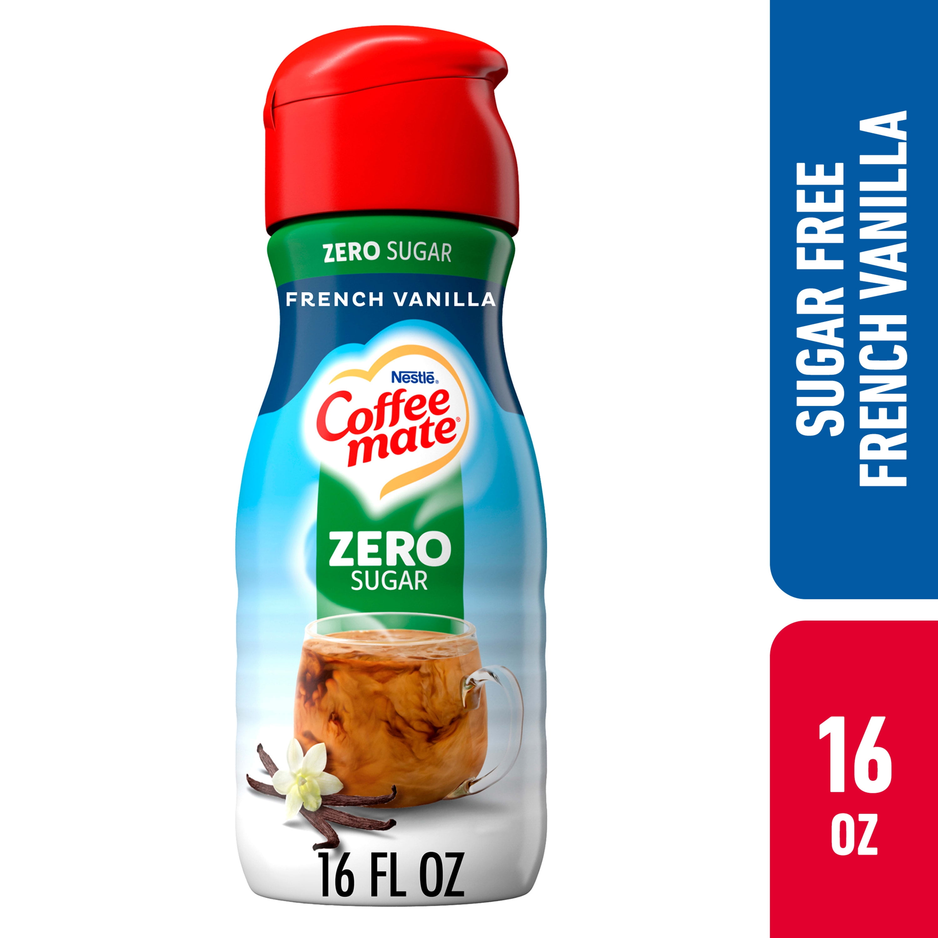 Coffee mate French Vanilla Zero Sugar Liquid Coffee Creamer 16 fl oz