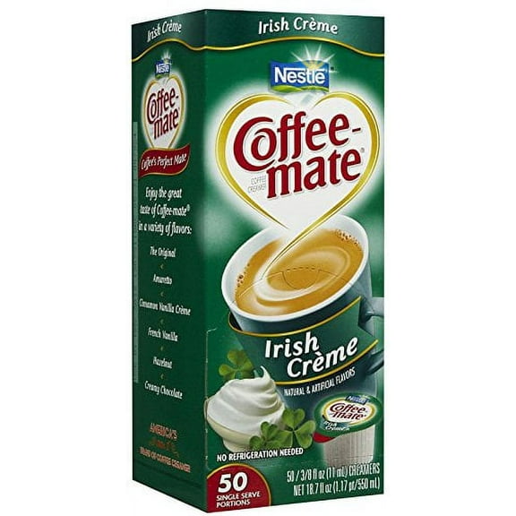 Coffee-mate Liquid Creamer Singles - Irish Creme - 50 ct