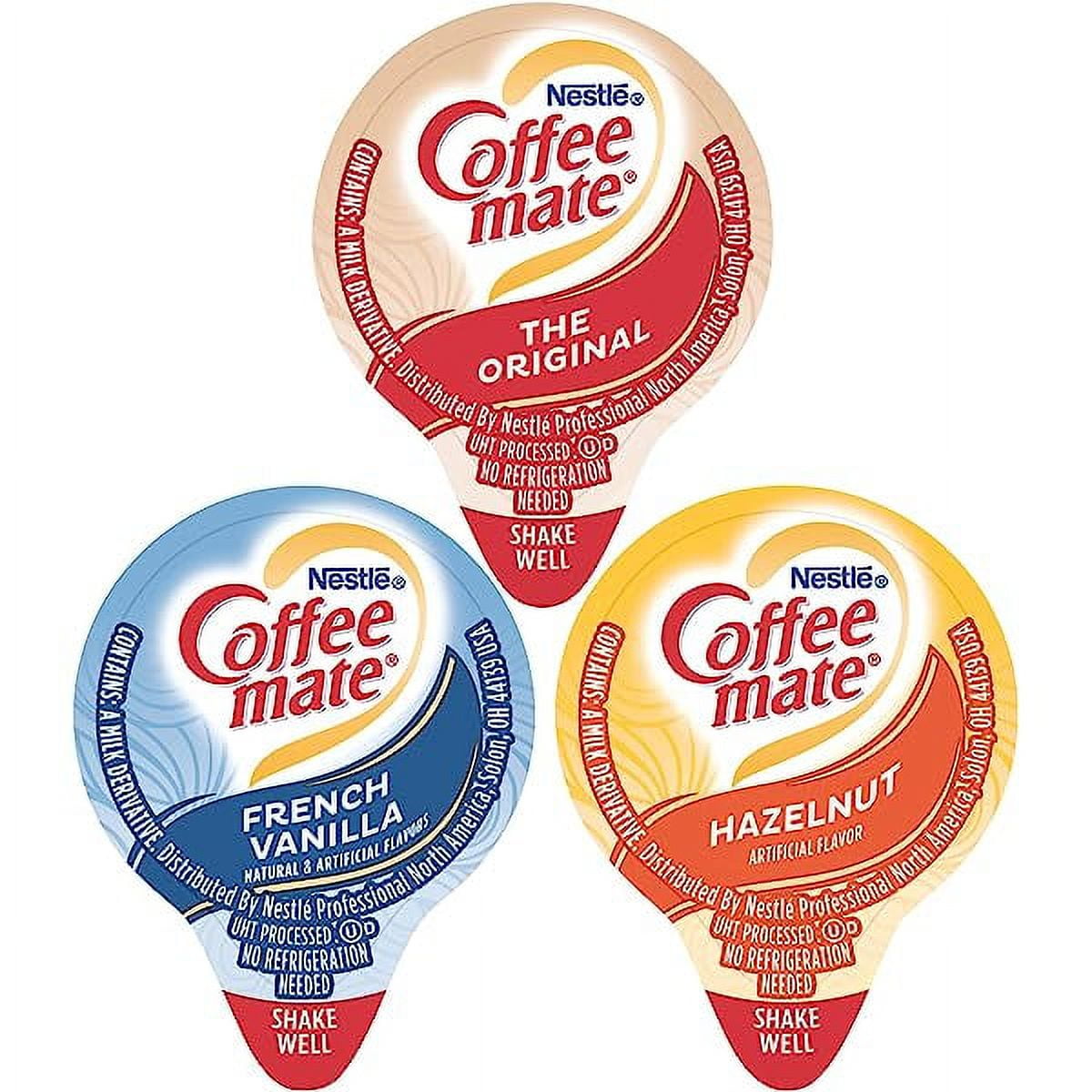 Coffee mate Liquid Creamer Singles Variety Pack, Individual Creamers