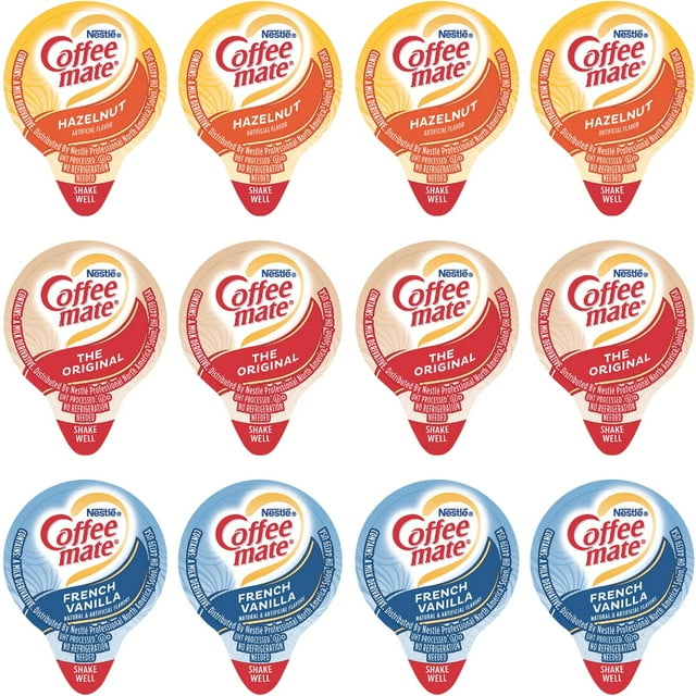 Coffee mate Liquid NonDairy Creamer Singles Variety Pack, Original