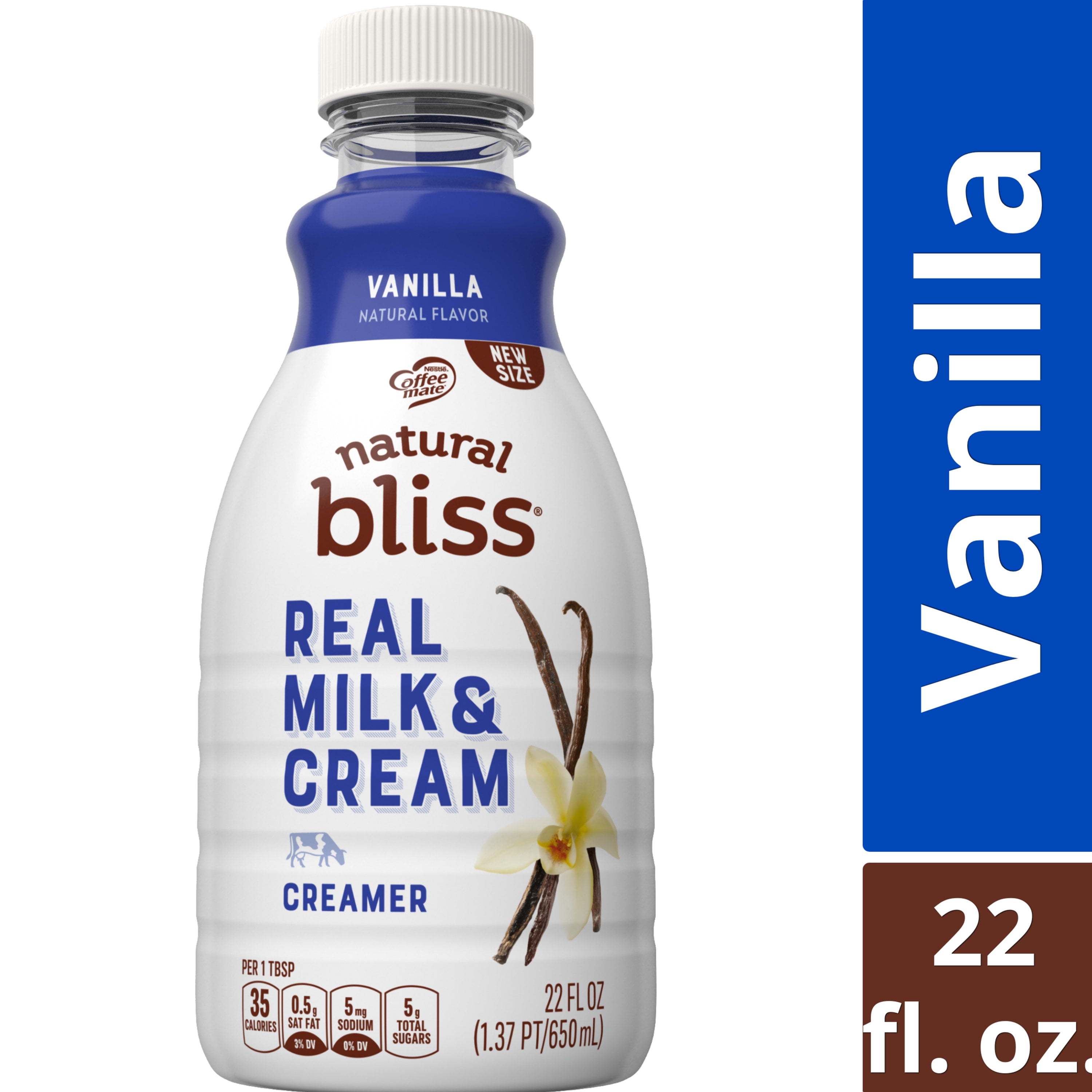 Coffee mate Natural Bliss Real Milk & Cream Vanilla Flavored Coffee