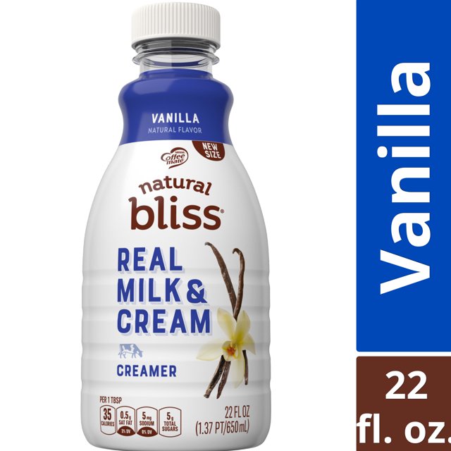 Coffee mate Natural Bliss Real Milk & Cream Vanilla Flavored Coffee