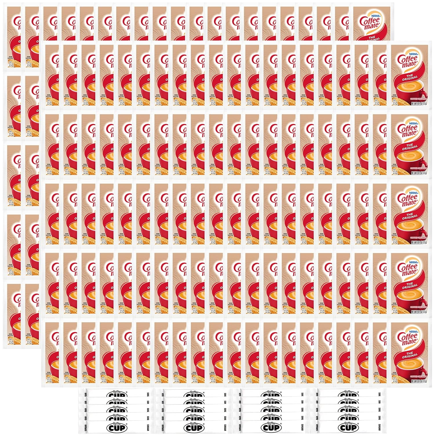 Coffee mate Original 3 Gram Single Serve Powdered Creamer Packets (Pack