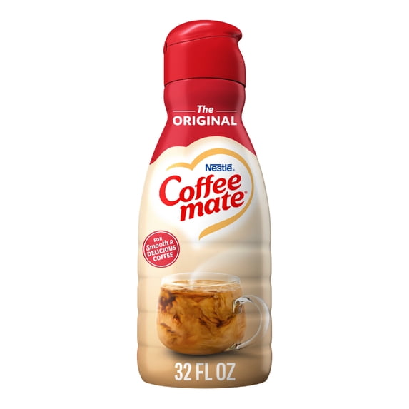 Coffee mate Original Flavored Gluten Free Liquid Non-Dairy Coffee Creamer, 32 fl oz
