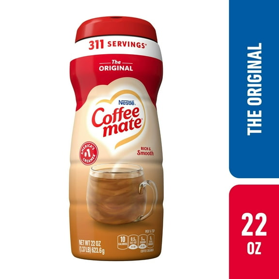 Coffee mate Original Powdered Coffee Creamer, 22 oz, (Pack of 2)