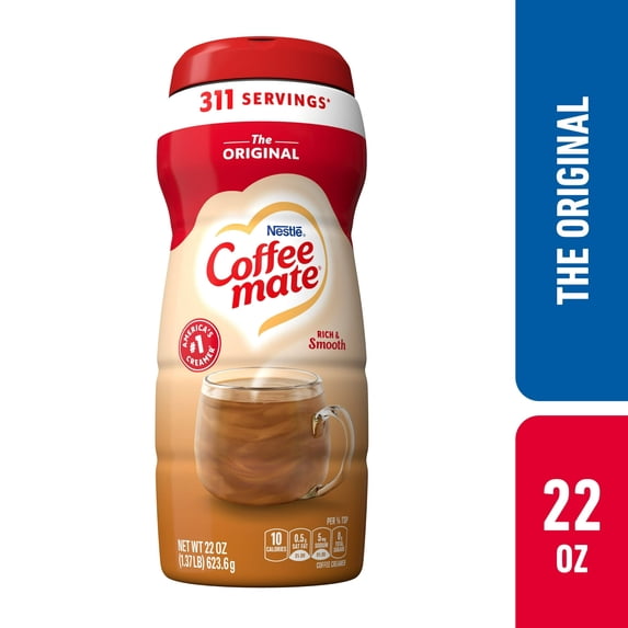 Coffee mate Original Powdered Coffee Creamer, 22 oz, (Pack of 2)