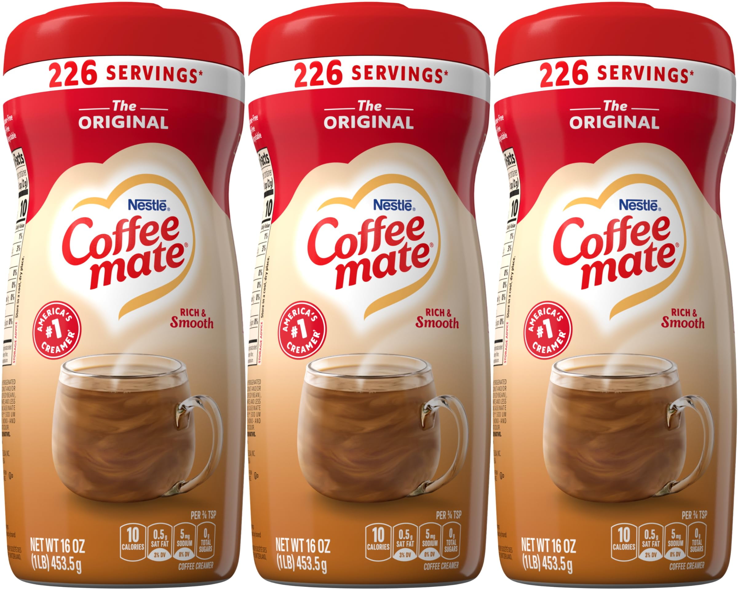Coffee mate Original Powdered Creamer, 16 AIS1oz (Pack of 3)