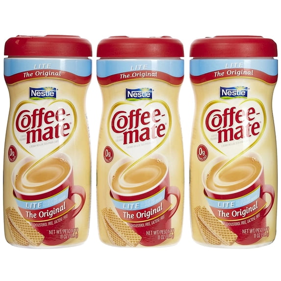 Coffee-mate Powdered Creamer Canisters-Original, 11 oz, 3 pk