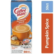 Coffee mate Pumpkin Spice Non-Dairy Creamer, 0.375 fl oz, 50 Count Tubs